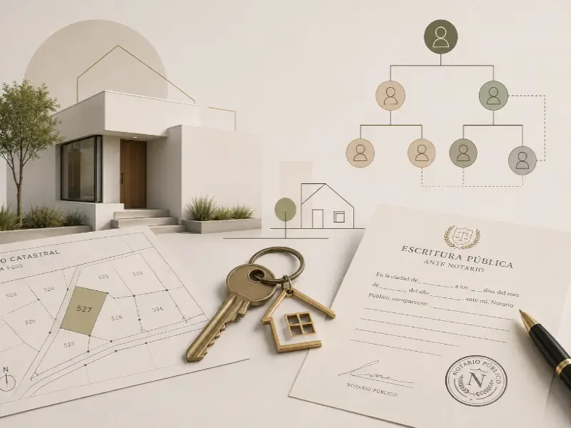 Derecho inmobiliario, familia y sucesiones
