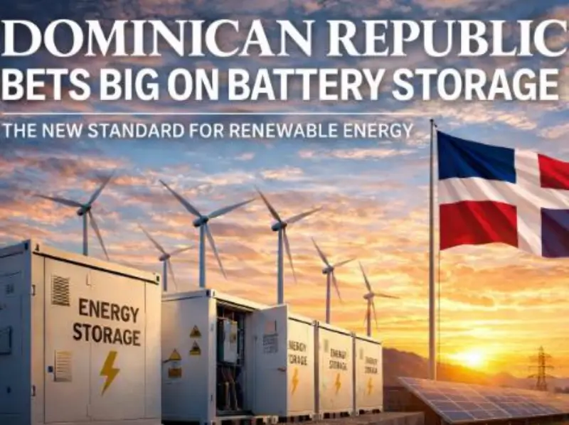 Batteries for energy storage in the Dominican Republic