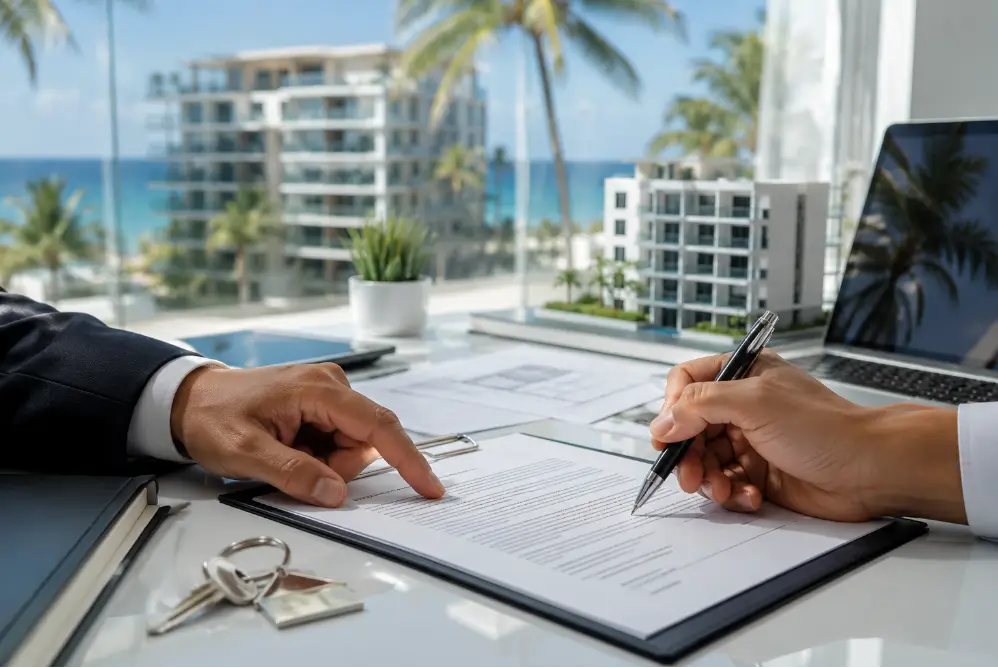 Dominican Republic beach property and legal documents with CONFOTUR benefits